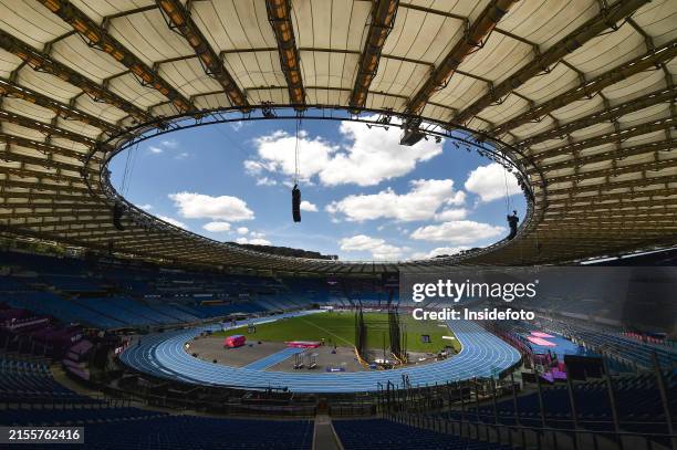 View of the Stadio Olimpico, venue of the next European Athletics Championships.