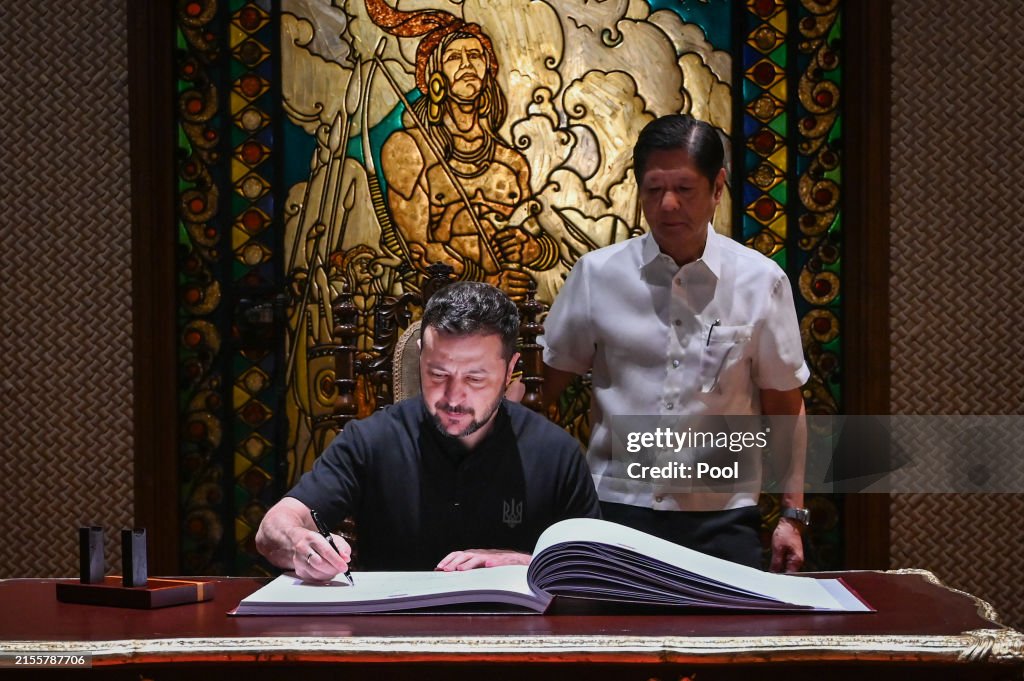 Ukrainian President Volodymyr Zelensky Makes Surprise Visit to Manila