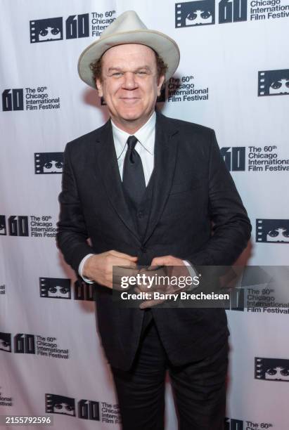 Actor John C. Reilly receives the "Career Achievement Award" seen on the red carpet during the Chicago International Film Festival 60th Anniversary...