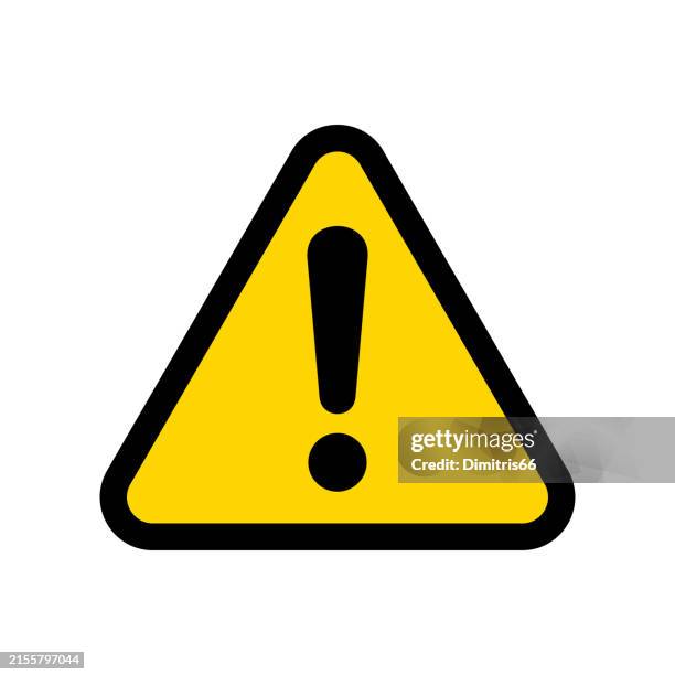 illustrations, cliparts, dessins animés et icônes de panneau de signalisation de danger - triangle de présignalisation