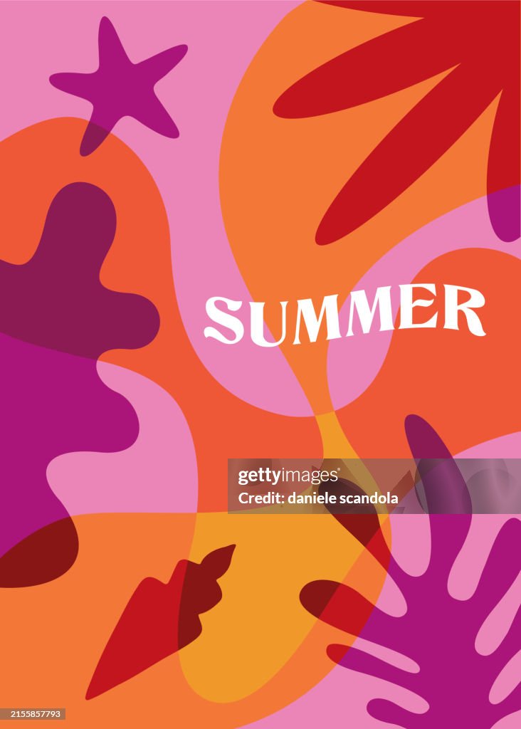 Modern abstract Summer background