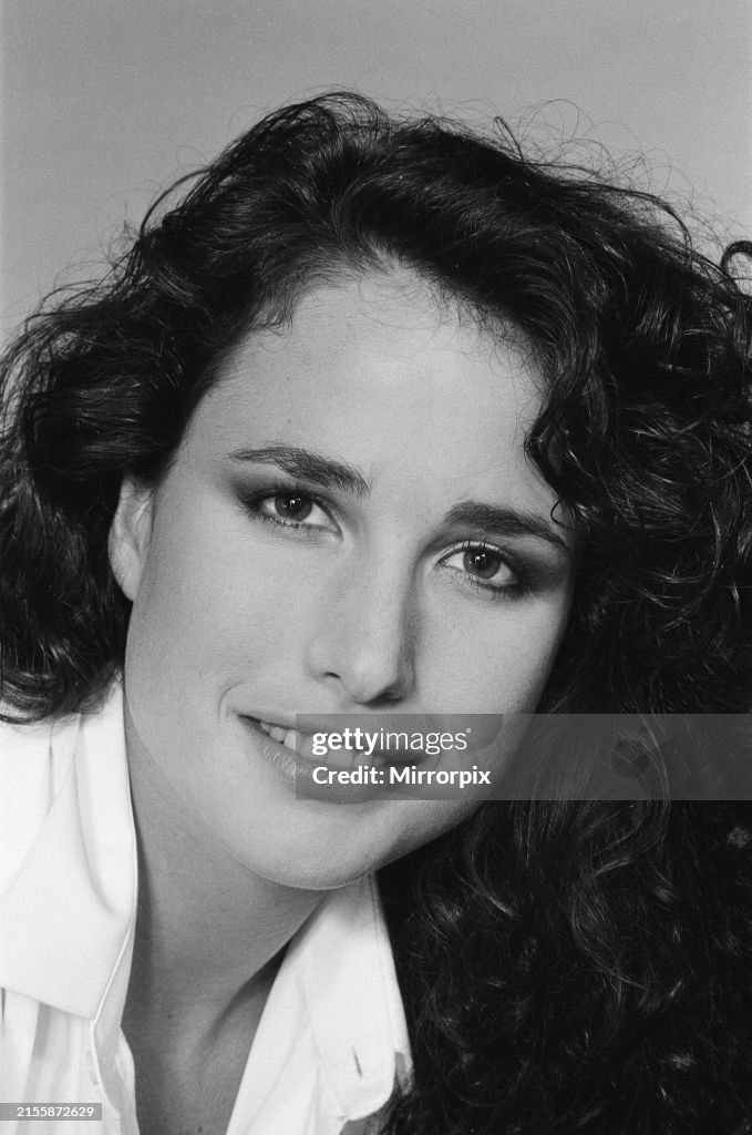 Andie Macdowell Sittin By The Side Of The Road Andie MacDowell, American actress and model, who is starring in the