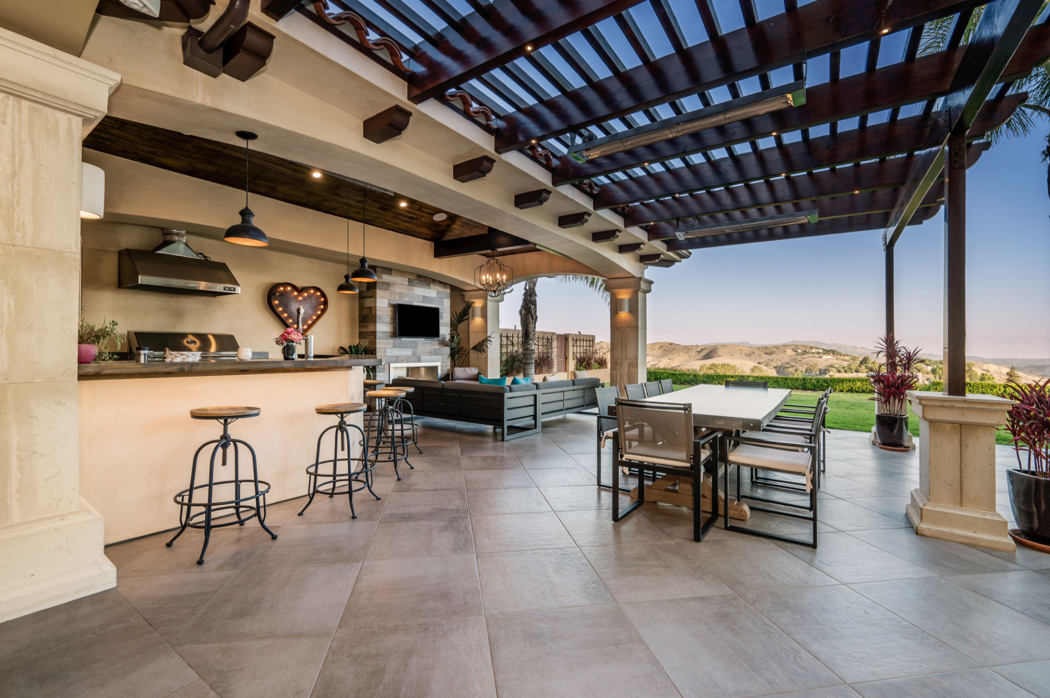 outdoor living space
