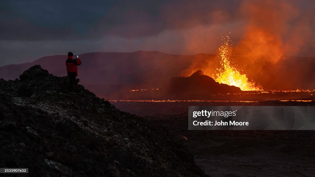 Volcano Southwest Of Reykjavik Erupts For Fifth Time Since December