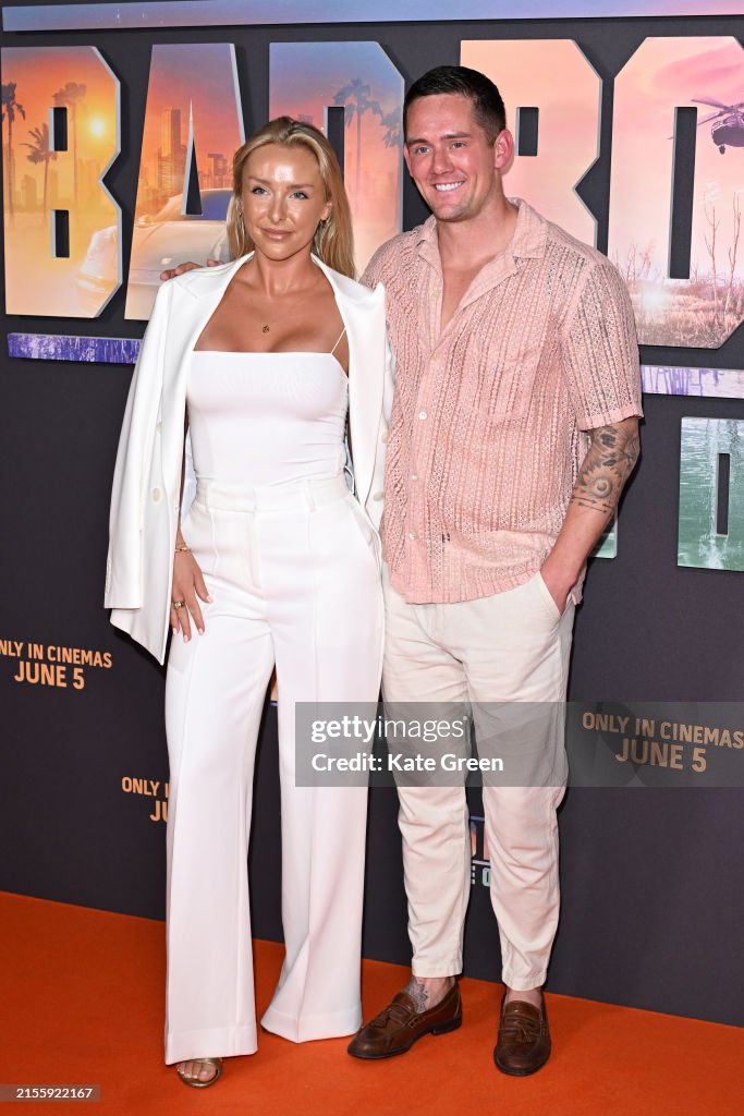 Dave Templer Courtney Veale and David Templer attend the UK gala screening of