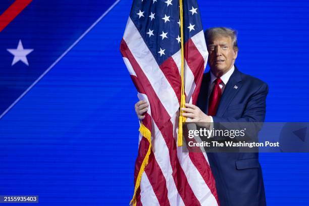 Hugging Flag 74 Trump Hugging Flag Stock Photos, High-Res Pictures, and Images ...