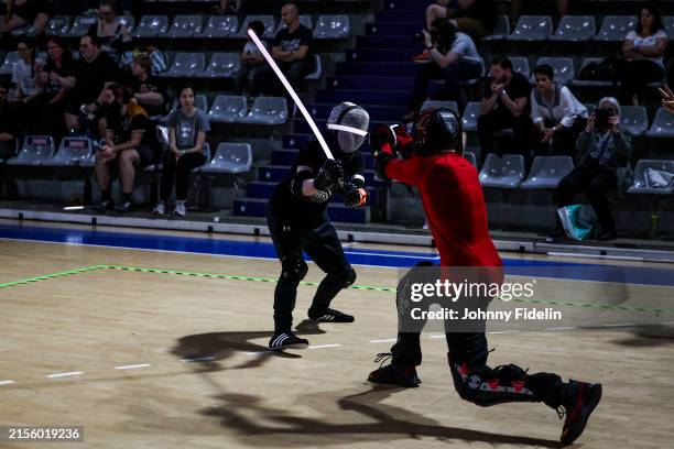 Illustration during the final of the French Open of Lightsaber at Stade Charlety on June 8, 2024 in Paris, France.