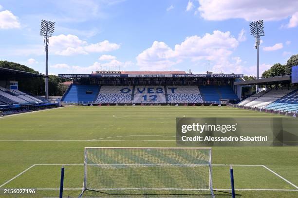 General view inside the stadium during the UEFA Women's EURO 2025 Qualifier match between Italy and Norway at Stadio Paolo Mazza on June 04, 2024 in...