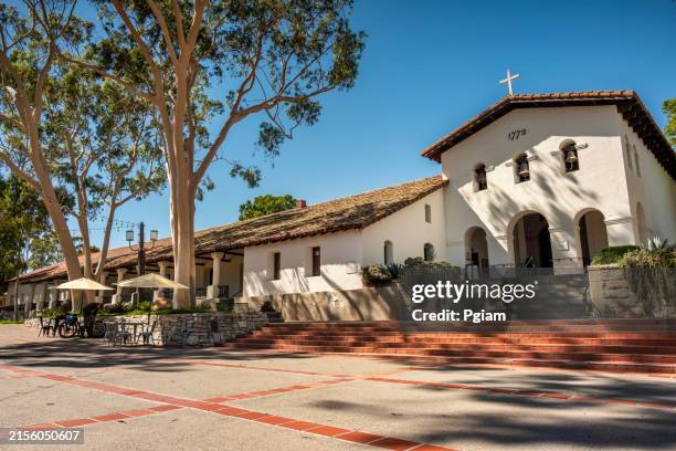 san luis obispo california historic mission san luis obispo de tolosa catholic church - mission san luis obispo de tolosa stock pictures, royalty-free photos & images