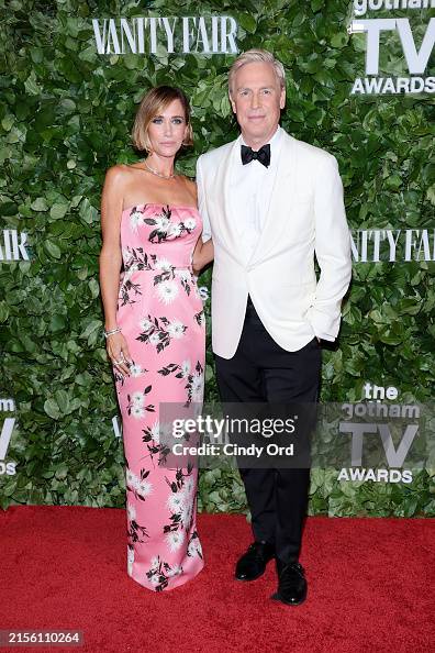 Jeffrey Sharp Kristen Wiig and Jeffrey Sharp attend the 2024 Gotham TV Awards at ...