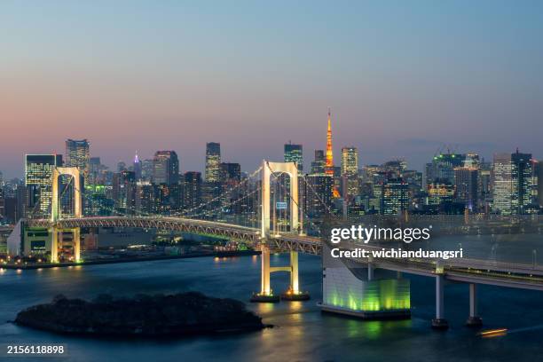 tokyo city in japan - tokyo bay stock pictures, royalty-free photos & images