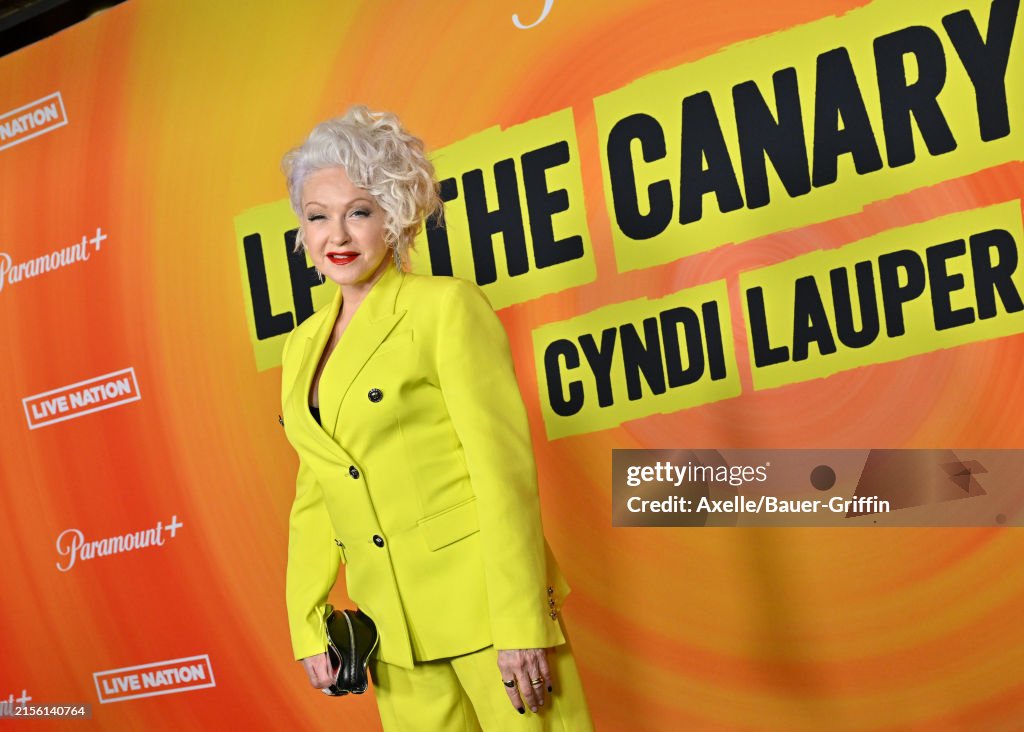 Los Angeles VIP Screening Of Cyndi Lauper's Paramount+ Documentary "Let The Canary Sing"