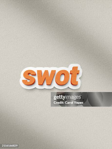 swot analysis and strategic planning technique concept. swot words means strengths, weaknesses, opportunities and threats - swot analysis stock pictures, royalty-free photos & images