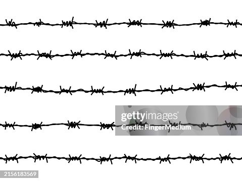 Barbed Wire vector set Barbed Wire vector set