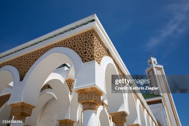 Lalla Abla Mosque At The Port Of Tangier Morocco, 照片檔