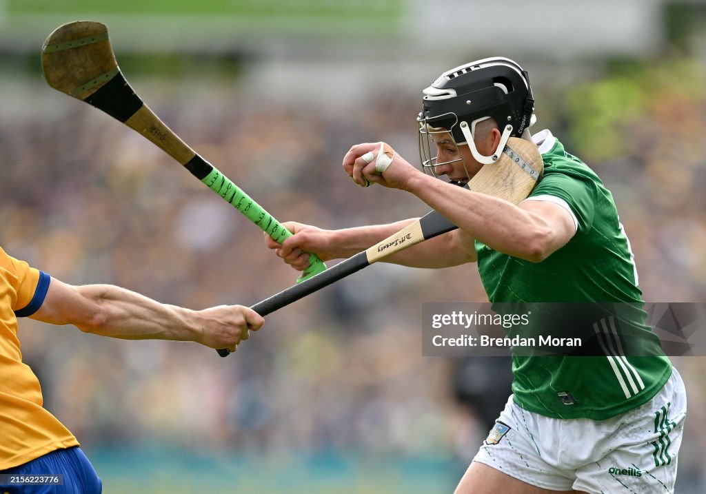 Huling Limerick Tipperary , Ireland - 9 June 2024; Gearóid Hegarty of Limerick is ...
