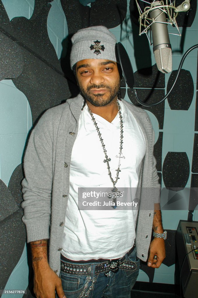 Jum Jones Rapper Rapper Jim Jones at Scotch Bonnet Studios in Atlanta, Georgia on ...