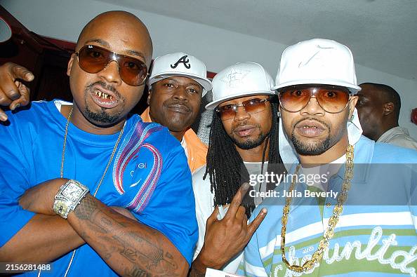Patners Rapper Rappers Skip of UTP, guest, Kango Slimm of Partners-N-Crime, and ...