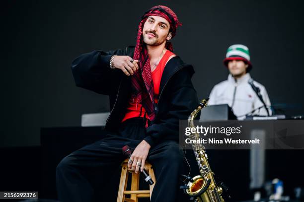 Saint Levant at the 2024 Governors Ball held at Flushing Meadows Corona Park on June 9, 2024 in Queens, New York.