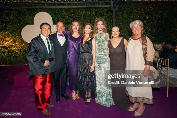 Calvin Tsao, Peter N.Miller, Rachel Feinstein, Sofia Coppola, Margherita Puri Negri, Aliza S. Wong and Carla Markell attend the McKim Medal Gala 2024...