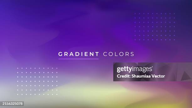 abstract blurred multicolored gradient fluid holographic vector background design wallpaper template with geometric shape, dynamic color, waves, and blend. futuristic modern backdrop design for business, presentation, ads, banner and more - aurora australis stock illustrations