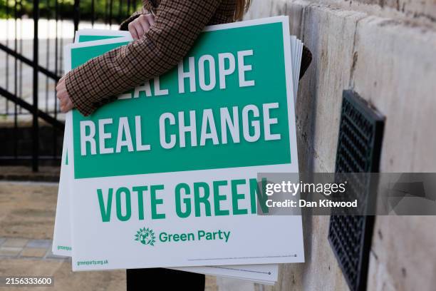 Green Party Co-Leader Adrian Ramsay and practicing GP and Green Party Health, Social Care and Public Health spokesperson, Pallavi Devulapalli speak...
