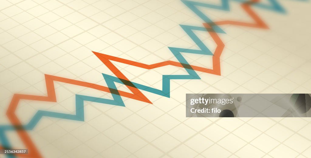 Growth Chart Stock Commodity Value Increase Chart Line Graph Concept