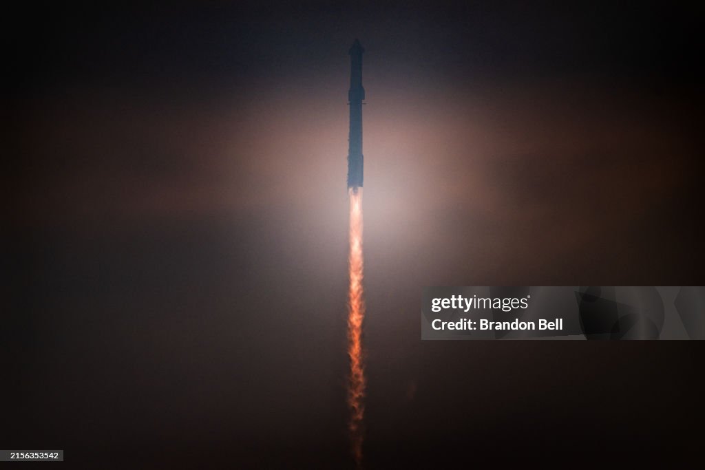 SpaceX Starship Rocket Test Flight Launches In Texas
