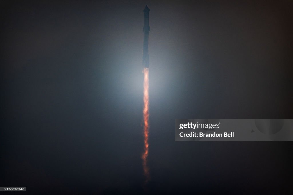 SpaceX Starship Rocket Test Flight Launches In Texas