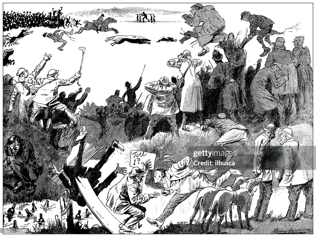 British satire caricature comic cartoon illustration