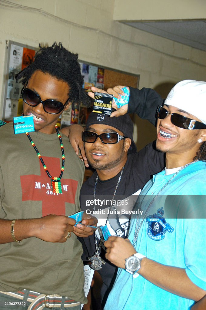 Spectacular Rapper Blue Rappers Slick 'Em , Baby Blue and Spectacular of Pretty Ricky display ...