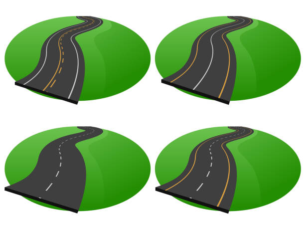 Loops In Road 477 Highway Loops High Res Illustrations - Getty Images