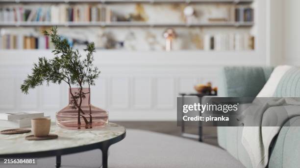 living room - mesa de café imagens e fotografias de stock