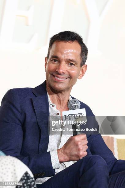 George Cheeks, President and CEO, CBS and Chief Content Officer, News and Sports for Paramount+. Speaks on stage during Variety's TV FYC Fest at 1...