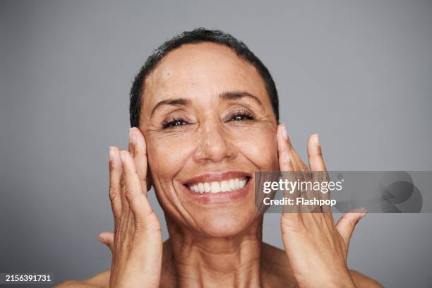 portrait of a mature woman. - aging process stock pictures, royalty-free photos & images