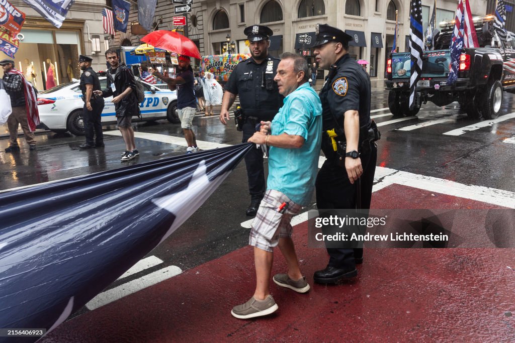 Trump Supporters Arrested by Police in Front of Trump Tower