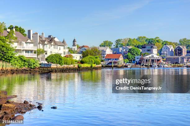 pawtuxet village in rhode island - warwick rhode island stock pictures, royalty-free photos & images