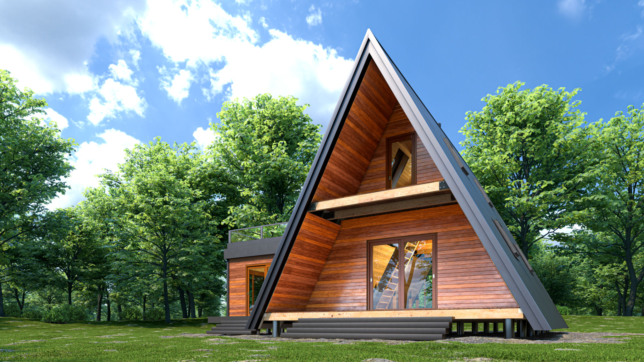 a-frame lodge