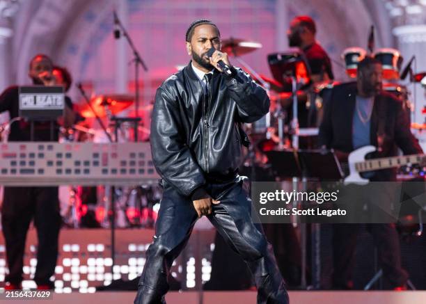 Big Sean performs at Live from Detroit: The Concert at Michigan Central" on June 06, 2024 in Detroit, Michigan.