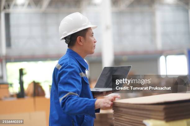 Box Factory Labourer 240 Factory Worker In Assembly Line Boxes Stock Photos, High-Res ...