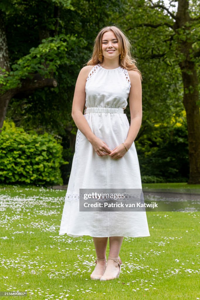 Dutch Royal Family Attends Summer Photo Session At Huis Ten Bosch Palace