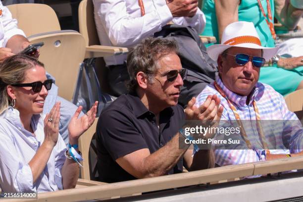 Ben Stiller attends the 2024 French Open at Roland Garros on June 07, 2024 in Paris, France.