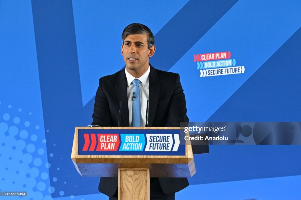 British Prime Minister Sunak announced the 'General Election Manifesto' of the Conservative Party