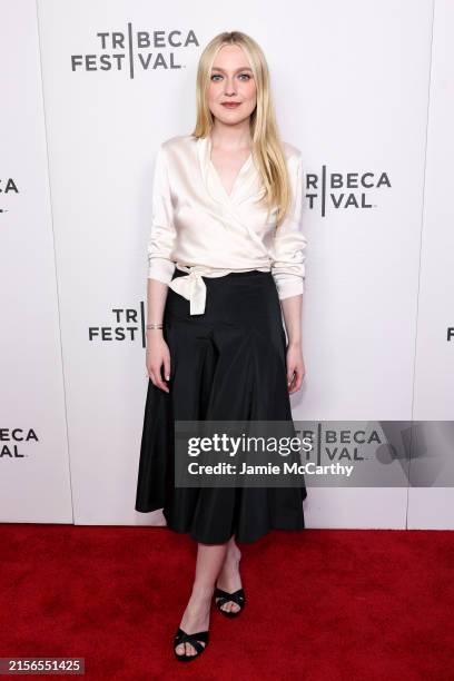 Dakota Fanning attends the "Mastermind: To Think like A Killer" premiere during the 2024 Tribeca Festival at SVA Theater on June 07, 2024 in New York...