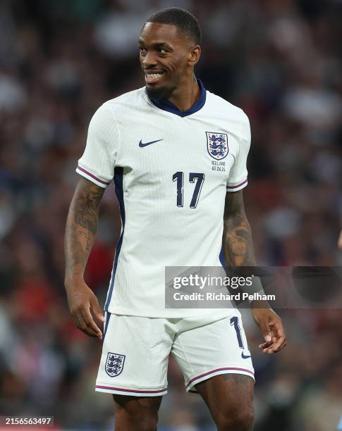 Ivan Toney of England during the international friendly match between England and Iceland at Wembley Stadium on June 07, 2024 in London, England.