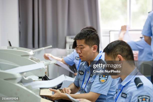 Exam Answer Script Scanning Machine 75 Exam Answer Sheet Stock Photos, High-Res Pictures, and Images ...