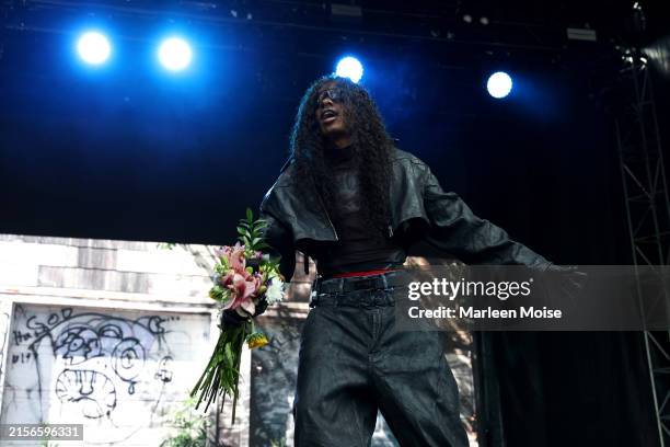 Teezo Touchdown performs during the 2024 Governors Ball at Flushing Meadows Corona Park on June 07, 2024 in New York City.