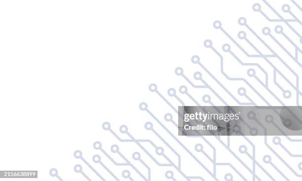 circuit connection networking abstract background pattern border - computer programmer stock illustrations