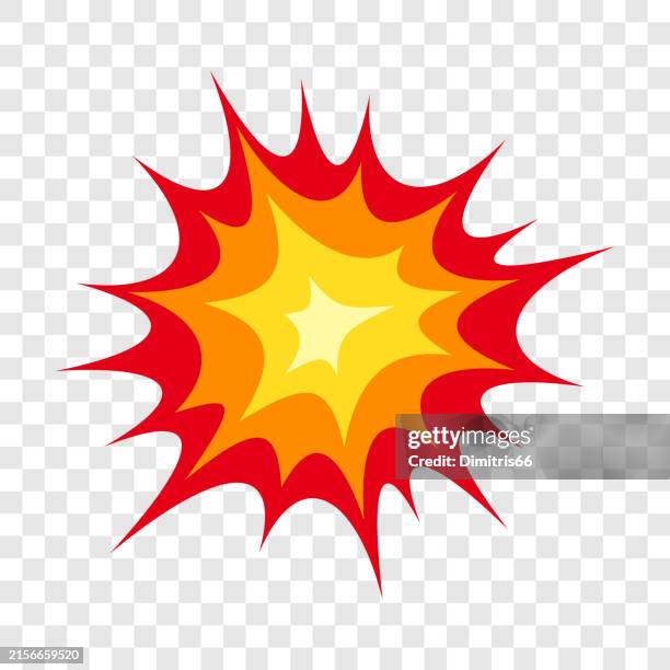 explosion icon - zapping stock illustrations