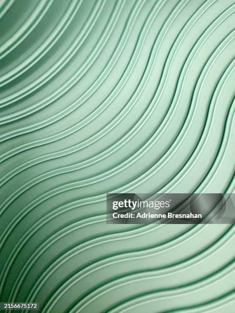 rippled and wavy background pattern - mint green stock pictures, royalty-free photos & images